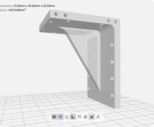 Rapid metal casting design best practices bracket preview
